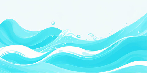 Transparent abstract soft green and blue abstract water color ocean wave texture background. Banner Graphic Resource as background for ocean wave and water wave abstract graphics. water, ocean, sea.