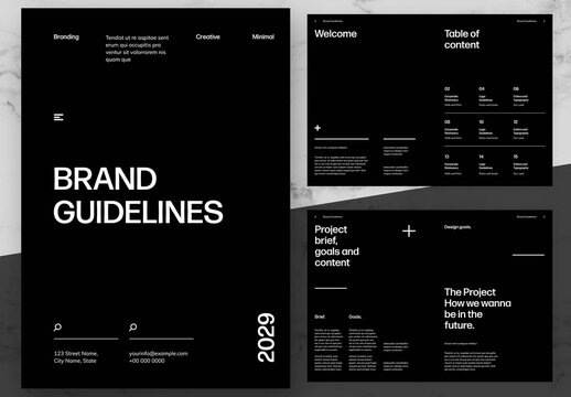 Black And White Brand Guidelines