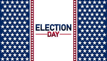 Election Day Modern illustration. Suitable for greeting card, poster and banner.