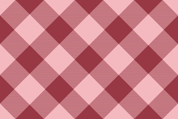 Tartan plaid background, diagonal check seamless pattern. Vector fabric texture for textile print, wrapping paper, gift card, wallpaper.