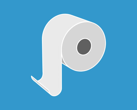 recommend clip art: Toilet paper roll or tube icon design, template for wc. Bathroom hygiene icons, kitchen cleaning towel. Blank soft scroll product.