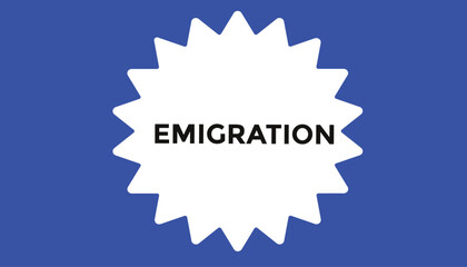 Emigration web banner templates. Vector Illustration 
