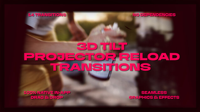 Projector Reload Rotation 3D Tilt Transitions