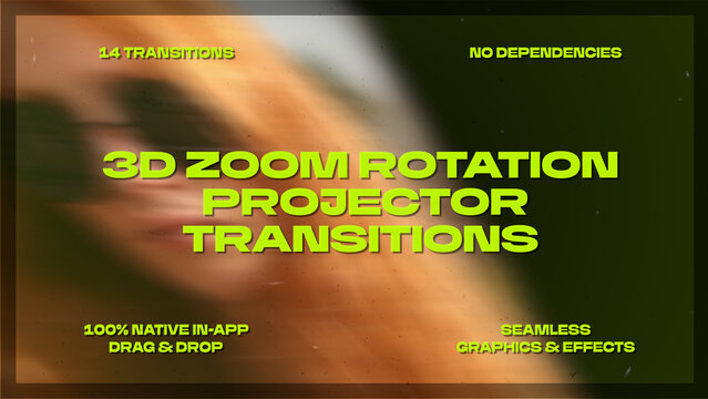 Projector Reload Rotation 3D Zoom Transitions