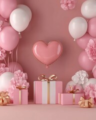 Happy mothers day decoration background