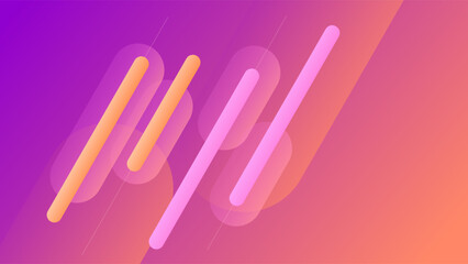 ABSTRACT BACKGROUND ELEGANT GRADIENT ORANGE PURPLE SMOOTH LIQUID COLORFUL DESIGN WITH GEOMETRIC SHAPES VECTOR TEMPLATE GOOD FOR MODERN WEBSITE, WALLPAPER, COVER DESIGN 