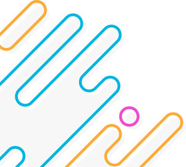 Obraz premium Modern Abstract Dynamic Shape