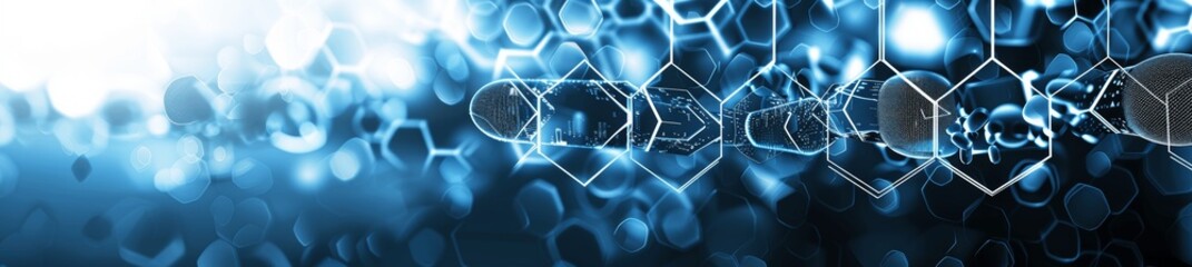 Obraz premium Digital Technology and Finance Background with Business Intelligence and Online Shopping Concept