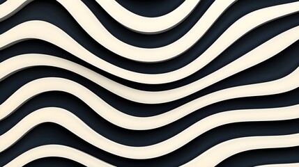 Abstract wavy lines creating a seamless organic pattern, showcasing fluid movement and harmonious design in vibrant colors and intricate details.