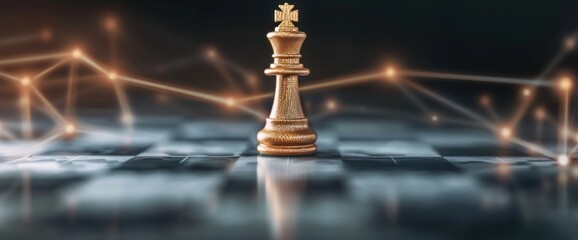 The Golden King A Symbol of Strategy and Mastery in Chess