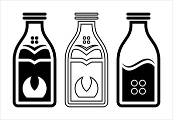 Milk Bottle Creative Stylish M_2406001