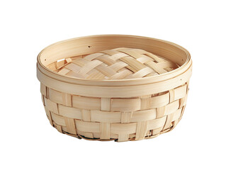 a basket with a woven surface