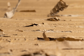 old used cardboard for packaging items