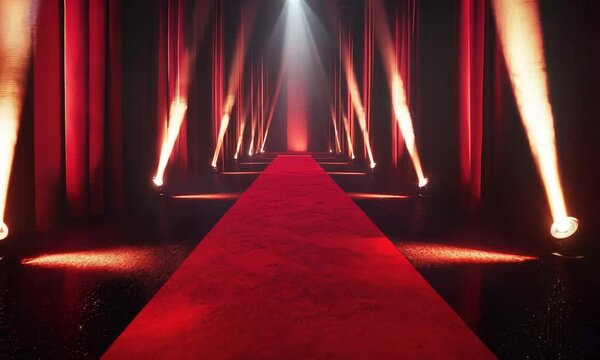 red carpet entrance to vip event