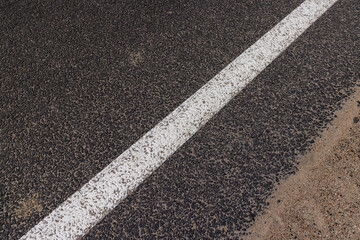 paved road for transport in rural areas