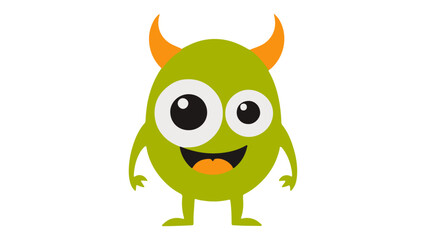 green cartoon monster 