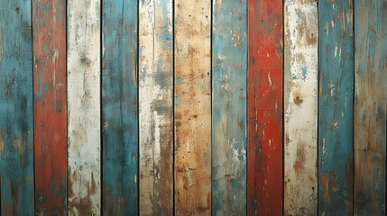 Vintage Rustic Wooden Planks Background