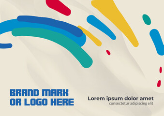 Splash of Creativity &ndash; Vibrant Company Profile with Bold Typography