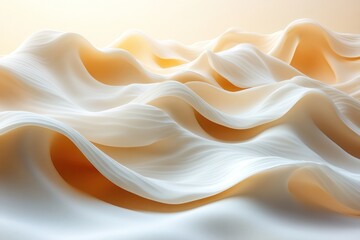 Fototapeta premium Abstract Creamy Waves