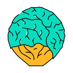 kachan salad line icon vector. kachan salad sign. isolated symbol illustration