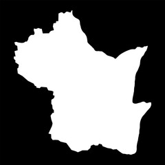 Kampong Speu province map, administrative division of Cambodia. Vector illustration.