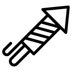 fireworks, Cracker, explosion, fire, stripes Icon