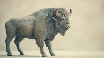 Obraz premium Bison Wild Animal