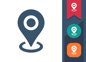 Location, Destination, Map Marker, Map Pin Icon