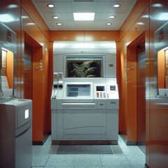Fototapeta premium Bank ATM machine.
