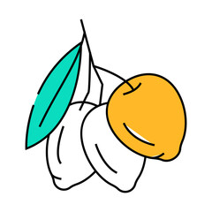 three olives line icon vector. three olives sign. isolated symbol illustration