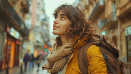 Fototapeta premium Budget travel strategies for exploring new places affordably, creative and practical, Urban, Soft tones, Photograph, Economical travel