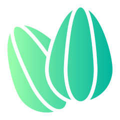 almond gradient icon