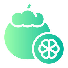 mangosteen gradient icon