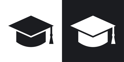 Education solid vector icon pack