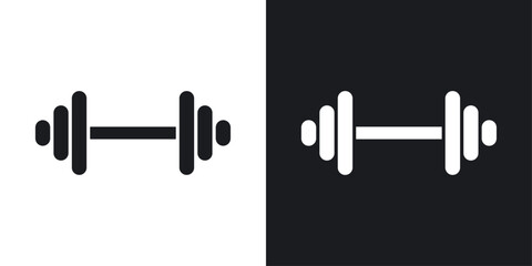 Gym solid vector icon pack