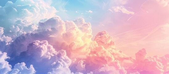 Pastel Clouds Background