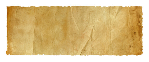 Old paper texture background. Horizontal banner