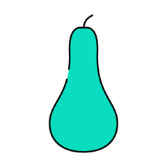 pear conference whole line icon vector. pear conference whole sign. isolated symbol illustration