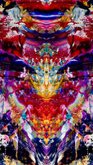 Abstract background wallpaper. Ethnic pattern. Mixtures of oil paint. Trendy hand painting canvas. Wall decor and Wall art prints Idea. 3D Texture. Art object