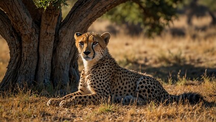 cheetah in serengeti