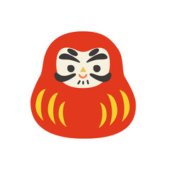 ダルマ単品　ラスターイラスト