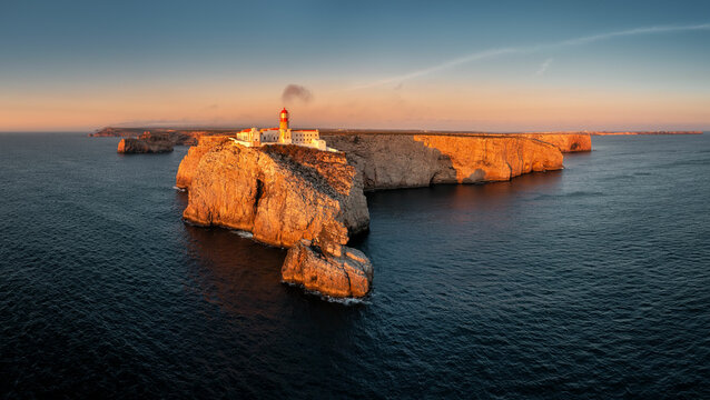 Cabo De Sao Vincente on sunset