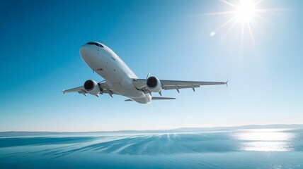 Obraz premium airplane in the sky