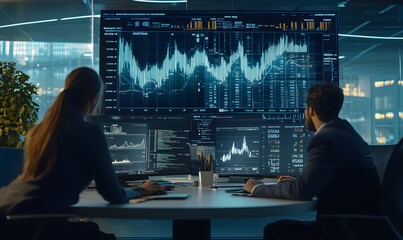 Futuristic Business Collaboration: AI-Driven Strategies, Augmented Reality Insights, Virtual Reality Simulations, and Holographic Financial Data for Smart Office Innovation