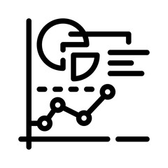 Icon Market With Style Outline