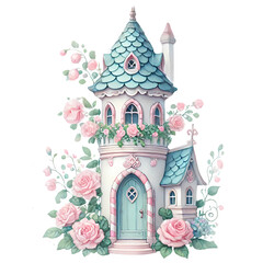 fairy tail house - rose castle 