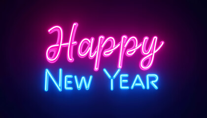 Fototapeta premium Neon sign saying 