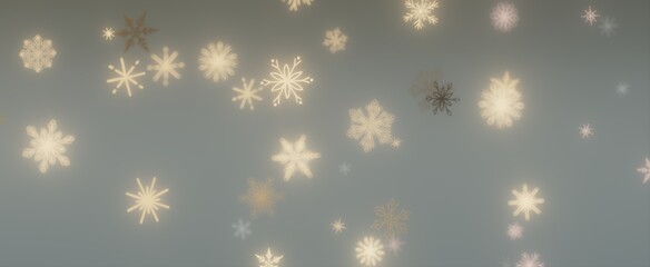Snowflakes Falling Background