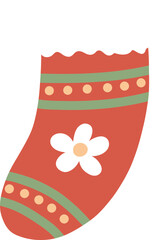 Red Christmas sock