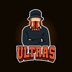 ultras mascot illustration